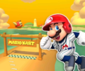 The course icon with Mario (Baseball)