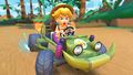 Peach (Explorer) drifting in the Offroader