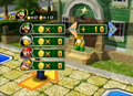 Coin amounts with a green banner mean that character is a visitor to that hotel.