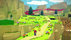 Thumbnail for "Picnic Road" from Paper Mario: The Origami King used for Nintendo Music