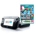 A Deluxe Wii U, along with the box art of the game
