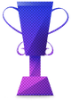 Pattern for the Mario Kart 8 Deluxe trophy in the Trophy Creator application