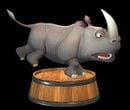 Figurine of Rambi the Rhinoceros