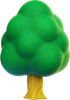 Model of a deciduous tree in Super Mario 3D World. It visually is very similar to the trees from Princess Peach's Castle Grounds in Super Mario 64.