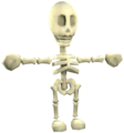 Luigi's skeleton
