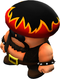 Model of Cinder Toad, from Super Mario RPG