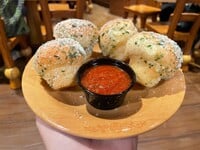 A menu item at Toadstool Cafe from Super Nintendo World (Universal Studios Hollywood)