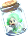 Sprixie Princess trapped in a glass jar