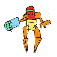 An amiibo drawing in WarioWare Gold