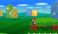 Second ? Block in Bouquet Gardens of Paper Mario: Sticker Star.