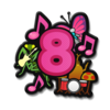The icon for the Bugband #8, "Ashley's ☆ Revolution".