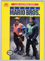 Super Mario Bros. coloring/activity book