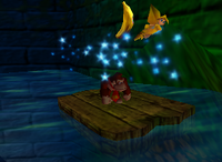 A Banana Fairy and a Golden Banana for Donkey Kong in Creepy Castle.