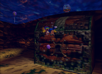 A purple Banana Bunch in Gloomy Galleon