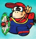 Diddy Kong in Mario no Bōken Land