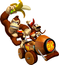 Donkey Kong and Diddy - Mario Kart Double Dash.png