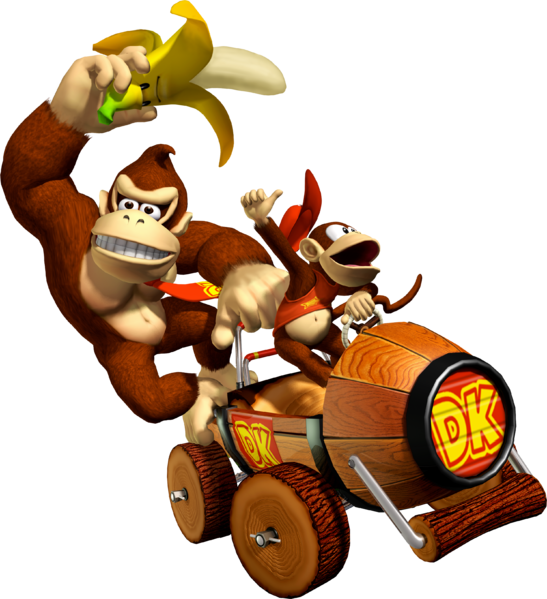 File:Donkey Kong and Diddy - Mario Kart Double Dash.png