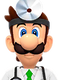 Sprite of Dr. Luigi from Dr. Mario World