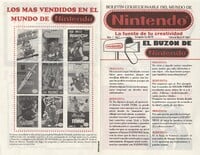 Image from the first issue of El Mundo de Nintendo, the newsletter that preceded the Mexican magazine Club Nintendo.