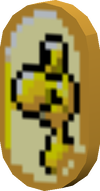 A Dragon Coin present in the files of Galactic Taz Ball