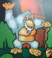 Grandpa Kong in the unreleased book pitch, Donkey Kong and the Golden Bananas