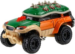 A toy car based on Bowser, produced by Hot Wheels.