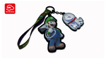 A Luigi's Mansion 2 HD-themed double keychain featuring Luigi and Polterpup made as a My Nintendo reward