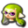 Green Inkling's icon in Mario Kart 8 Deluxe