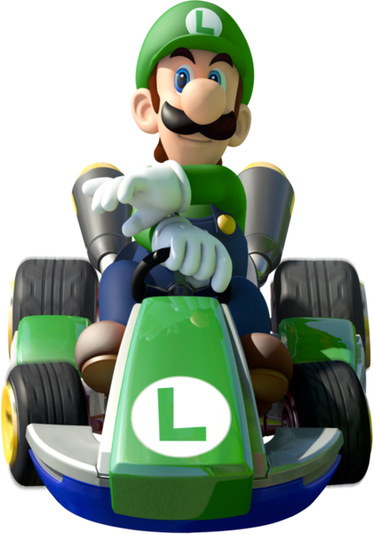 File:MK8 Luigi E3 Standard Kart Artwork.png