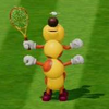 Wiggler's taunt from Mario Tennis Fever