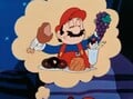 Mario dreaming about food