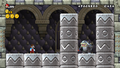 Morton Koopa Jr's castle battle in New Super Mario Bros. Wii