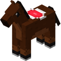 Brown Horse (Super Mario Mash-up, saddled)