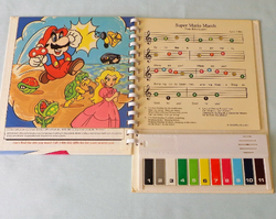 The "Super Mario March" in the Nintendo My Play a Tune Book