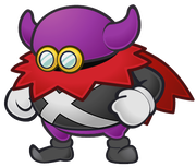 Sprite of Lord Crump from Paper Mario: The Thousand-Year Door (Nintendo Switch).