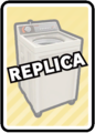The Washing Machine as a replica card