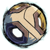 Soccer ball item sticker for the Mario Strikers: Battle League trophy in the Trophy Creator application