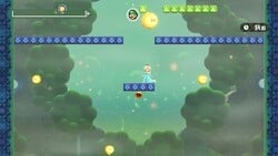 A section of the Dizzy Dash Down with  Li'l Sparkies and Hotheads from the attraction Mysterious! Maze Race from the game Super Mario Bros. Wonder – Nintendo Switch 2 Edition + Meetup in Bellabel Park