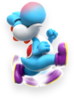Artwork of light-blue Yoshi from Super Mario Bros. Wonder