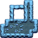 Ground (block) in Super Mario Maker 2 - New Super Mario Bros. U game style, Underground theme.