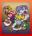 Photo of the partners from the Nintendo Switch version of Paper Mario: The Thousand-Year Door