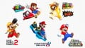 Mario's appearances in various Nintendo Switch games, including New Super Mario Bros. U Deluxe