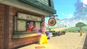 A Yoshi's location in Mario Kart World