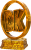 Statue of DK Coin from Donkey Kong Bananza