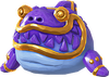 Artwork of a Trailfinoid from Donkey Kong Bananza