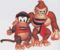 Donkey Kong and Diddy Kong