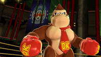 Donkey Kong's appearance in the Wii title, Punch-Out!!.
