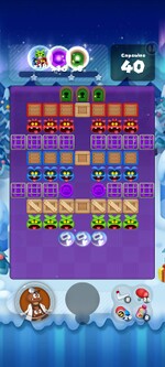 Stage 365 from Dr. Mario World since version 2.1.0