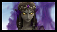 A close-up screenshot of False Zelda.