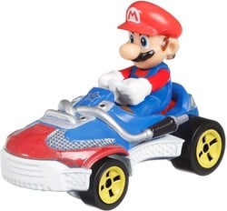 Hot Wheels die-cast of Mario in the Sneeker with the Standard tires.